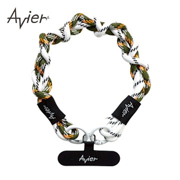 【Avier】Earth Bracelet 手環 - 手機手腕掛繩 手腕繩 吊繩 腕帶 - 白綠