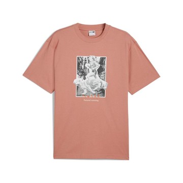 【PUMA官方旗艦】流行系列Club de Course圖樣短袖T恤 男女共同 62672962