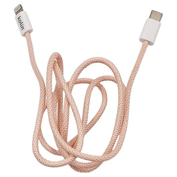 Kolin 歌林 馬卡龍傳輸線 Tape-C 轉 Lightning  1m  KEX-DLCP89  1條