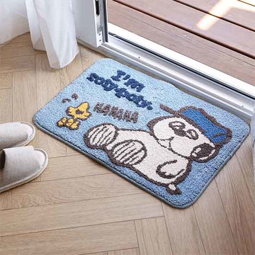 HOUSUXI史努比超細纖維地墊-歐拉夫