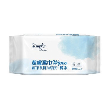 家樂福超值潔膚濕巾80PCx2