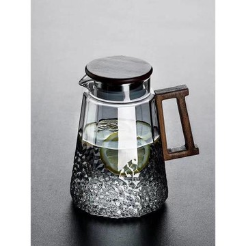 日本進口高品質玻璃冷水壺大容量家用涼水杯套裝高硼硅杯子耐高溫