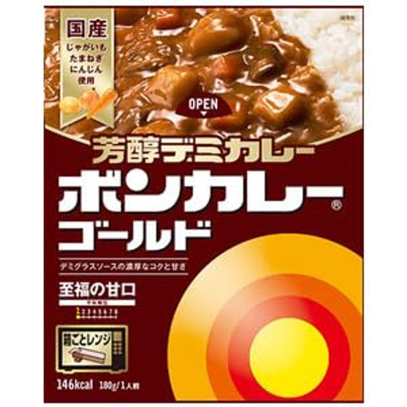 大塚食品 ボンカレーゴールド 芳醇デミカレー 至福の甘口 180g×30個入