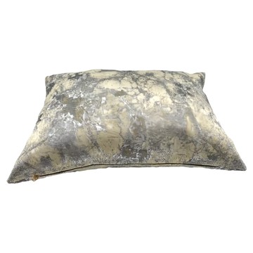 J&N 金萱 銀緹花腰枕 2入  40 x 28cm  灰白色