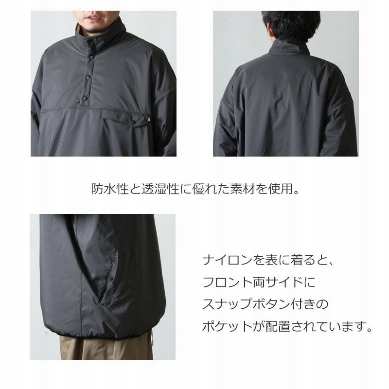 is-ness (イズネス) REVERSIBLE PULLOVER FLEECE JACKET / リバーシブルプルオーバーフリースジャケット |  LINEブランドカタログ