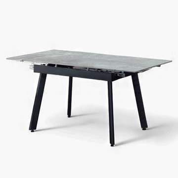 阿爾卑斯延伸岩板餐桌 TBB058｜耐刮 耐高溫 100cm 可延伸至 140cm 的百搭岩板桌