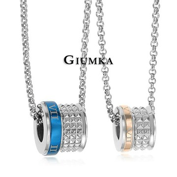 【Giumka】項鍊．對鍊．白鋼．滾輪．客製客字