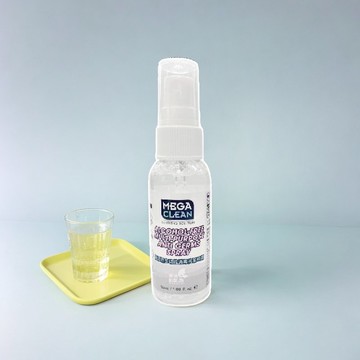 MegaClean - 香港製造無酒精多功能抗菌噴霧 (50毫升)