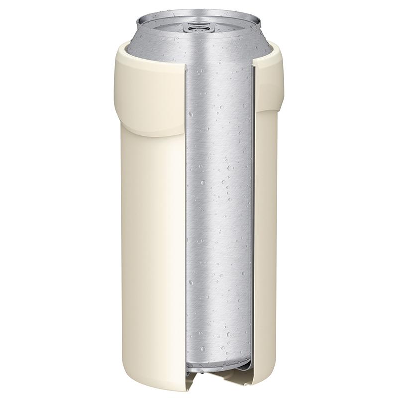 カップ サーモス 保冷缶ホルダー 350ml缶用 ホワイト