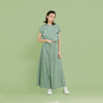 tan tan / 手掌兄弟抽繩上衣(綠)