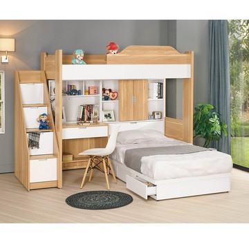 卡爾7.1尺多功能六件式床組（左向）