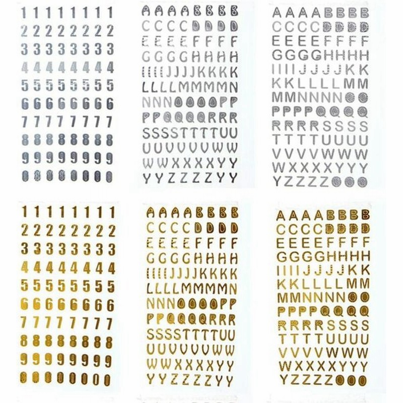 12枚 キラキラ アルファベット アルファベット 金色銀色アルバム手紙写真 数字のシール 英語と数字の分類 絶妙なホットスタンプ加工 環境に優しい材料 通販 Lineポイント最大0 5 Get Lineショッピング