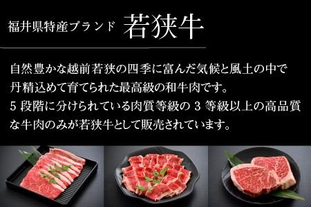 A4等級以上若狭牛モモ焼肉用 250g