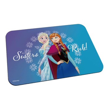 【Disney 迪士尼】軟式珪藻土吸水地墊-冰雪奇緣 SISTAR姊妹 （60*40*0.5cm）_廠商直送