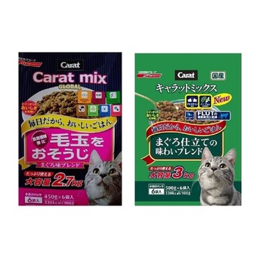日本PETLINE 貓飼料 克拉綜合貓糧/毛玉綜合(購買第二件贈送寵喵樂-貓草玩具x1包)