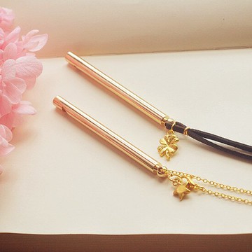 戶外求生哨星星四葉草項鏈 男女學生情侶哨子掛件 創意生日禮物