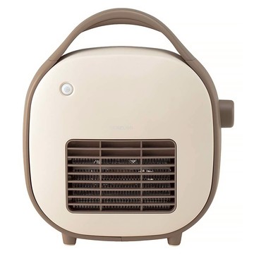 小泉成器 110V 600W  KOIZUMI 小型陶瓷電暖器  白色 + 棕色