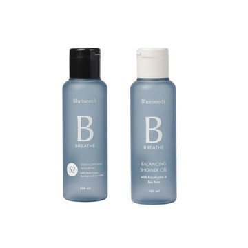 【新客洗沐組】S2月桃尤加利葉薄荷強健洗髮露100ml+尤加利茶樹沐浴露100ml