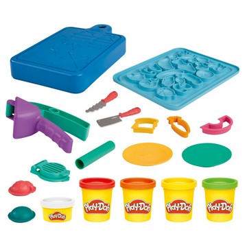 Hasbro 孩之寶 Play-Doh 培樂多 啟發系列小小廚師料理盒遊戲組 黏土玩具 255g  Multicolor pack  1組