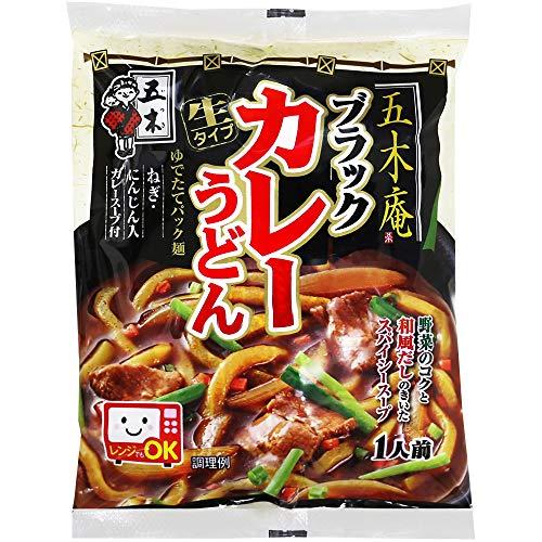 五木食品 五木庵ブラックカレーうどん 226g ×10個(電子レンジ調理可能)(常温保存商品)