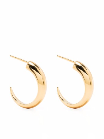 Missoma - medium plain claw hoop earrings - women - Sterling Silver - One Size - Gold