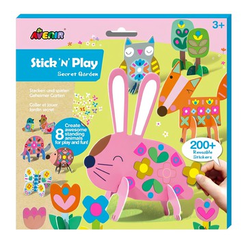 德國Avenir Kids N次換裝貼 適合3歲以上兒童  繽紛花園  1組