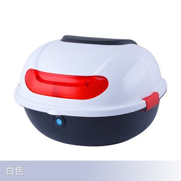 機車後尾箱 電動車後備箱摩托車防抖電瓶車後尾箱加厚小龜踏板車儲物工具箱子『CM38304』