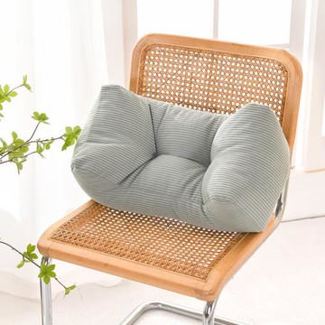 日本久坐護腰神器靠墊辦公室座椅簡約午睡靠背墊椅子靠枕不塌陷