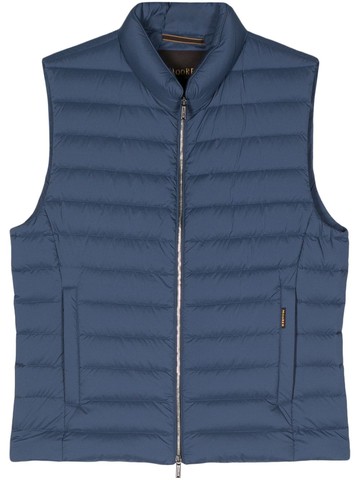 Moorer - Calaf-S3 padded gilet - men - Down/Polyamide/Polyurethane/Polyamide - 50 - Blue