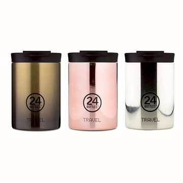 24Bottles  保溫隨行杯 350ml 金屬色款 /共3色 玫瑰金