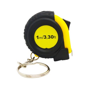 9435 1米捲尺鑰匙圈 隨身測量伸縮量尺鐵鋼捲尺 伸縮鐵捲尺量尺 測量工具五金用品