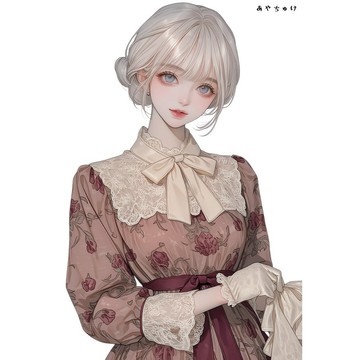 【9 月新作】07-142-0285 人物貼紙 幻想復古浪漫喫茶