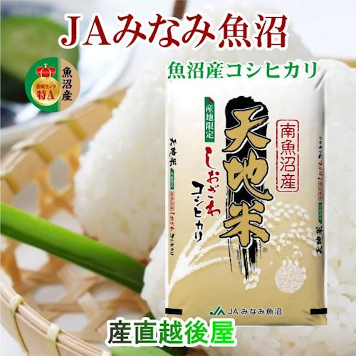 令和５年産 新米 コシヒカリ 20kg 玄米 特Ａ地区 魚沼産 新潟県 南魚沼 JAみなみ魚沼農協 天地米 産地限定 こしひかり 送料無料