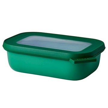 MEPAL 方形密封保鮮盒 淺 176 x 126 x 51mm 寶石綠 145g 500ml  1個  蓋子 + 盒身