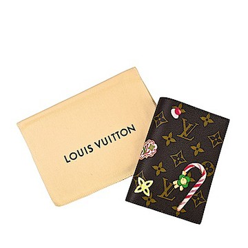 LV Louis Vuitton路易威登 M12219 Vivienne聖誕限定 名片護照夾