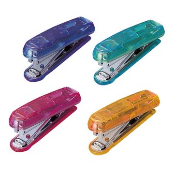 【SDI 手牌】晶透 實用型 訂書機  顏色隨機 /台 1106P-T(10號訂書機)