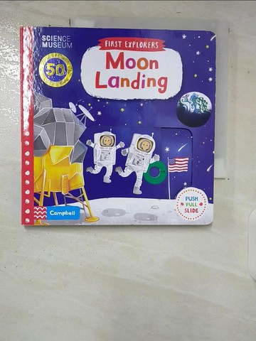 【書寶二手書T4／少年童書_TN9】小小探索家 Moon Landing 幼兒遊戲書_Campbell Books,Lon Lee (ILT)