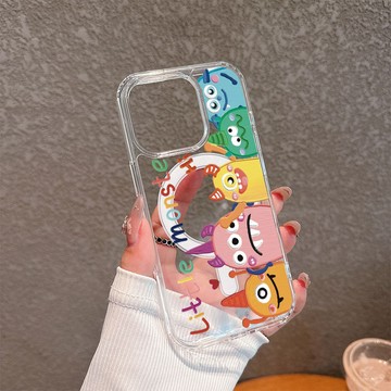 卡通毛怪 iphone 16 適用於iPhone11 12 13 14 15 16 ProMax 蘋果 磁吸 防摔手機殼