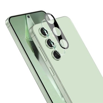 Imak｜SAMSUNG 三星 S24 FE 鏡頭玻璃貼(一體式)(曜黑版) 奈米吸附 鏡頭貼