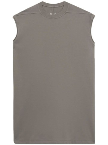 Rick Owens - panelled cotton tank top - men - Cotton - XS - Grey