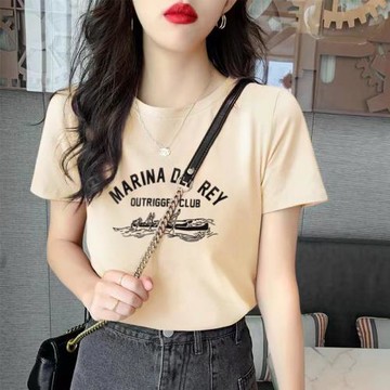 潮牌彤莉蘭純棉ins上衣服短袖t恤