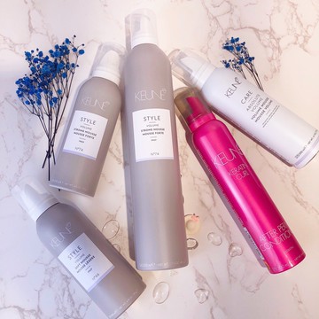 🌈夢幻選物🌈《 KEUNE肯葳》打底系列 塑型凍 鹽之有霧 直來直往 深度空間 波絲彎 秒蓬泡 柔潤慕斯 深紋慕斯 抗熱