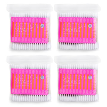 nelik 木軸棉花棒  100支  4包