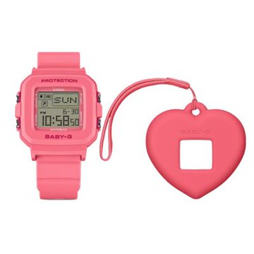 CASIO 卡西歐 BABY-G+PLUS 系列 俏皮可愛 時尚趣味 趣味粉 BGD-10KH-4_39mm