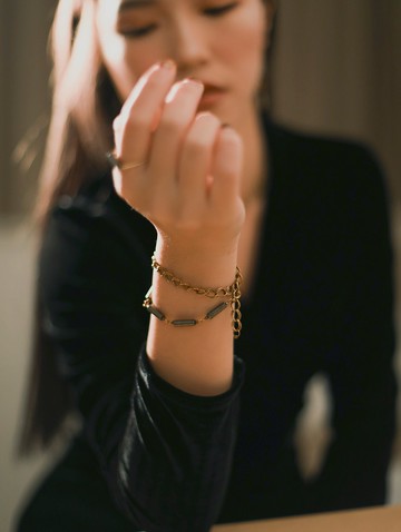 Sight Of Twinkling | 鐵礦手頸兩用鍊