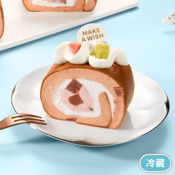 呷芭梅紅心芭樂生乳捲-切片