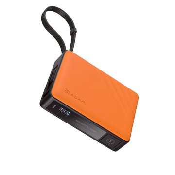 GRAVITY 30W 自帶線 30W快充行動電源 10,000mAh 橘色