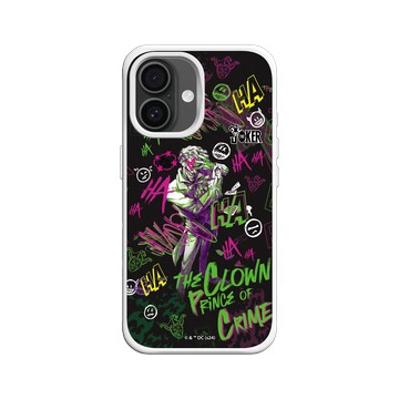 iPhone 16 SolidX 白 - Joker - 小丑貼紙款