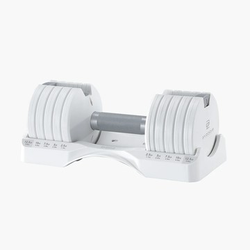 [BYZOOM] Pure Series 5.6kg(12.5LB) 5段重量 可調式啞鈴(白)