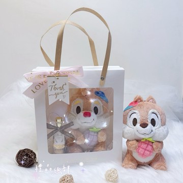 【禮品總部】現貨|實拍 奇奇蒂蒂禮物袋 正版授權 迪士尼 Disney 奇奇娃娃 花栗鼠 奇奇蒂蒂娃娃 蒂蒂玩偶 乾燥花